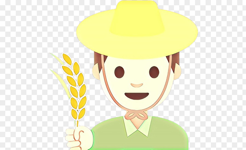 Cowboy Hat Happy Emoji PNG