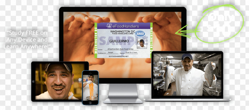 Food Card Safety California Certification ServSafe PNG