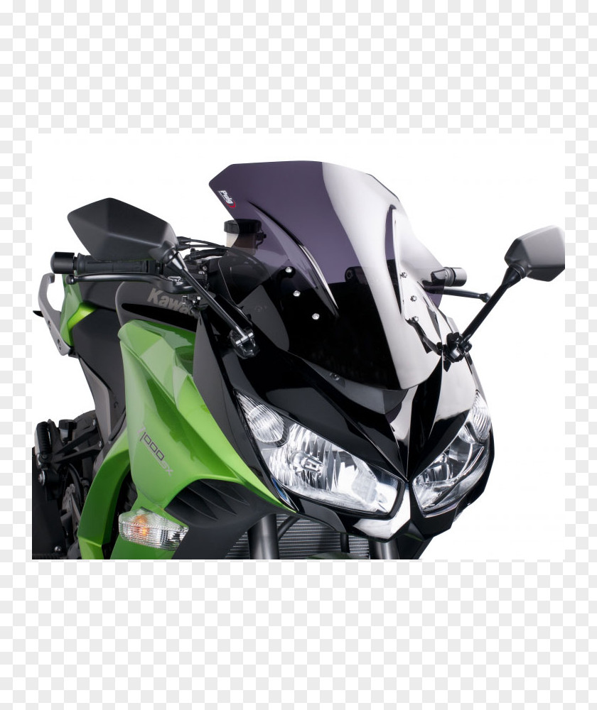 Motorcycle Yamaha FZ1 Kawasaki Ninja 1000 Z1000 Windshield PNG