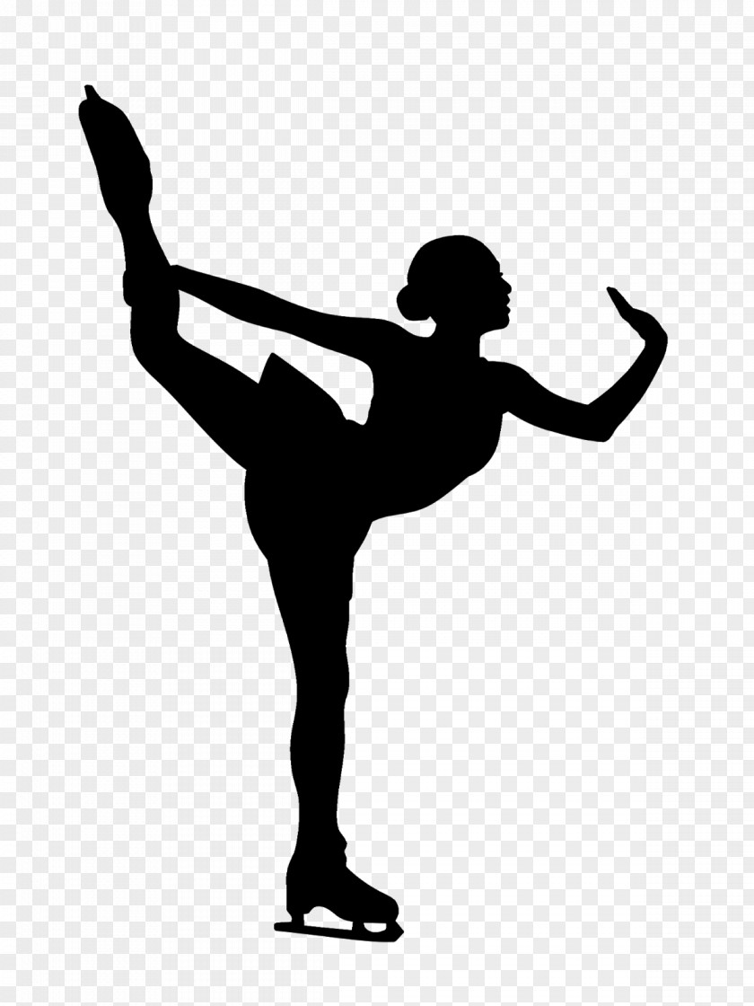 Balance Athletic Dance Move Ice Background PNG