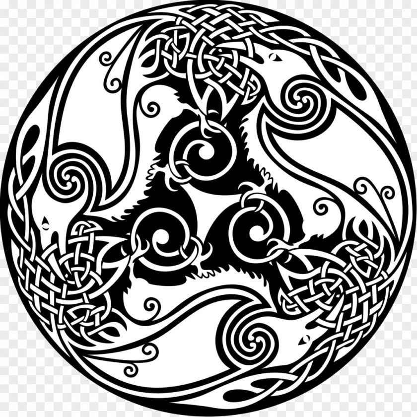 Celtic Raven The Morrígan Symbol Mythology Triskelion Celts PNG