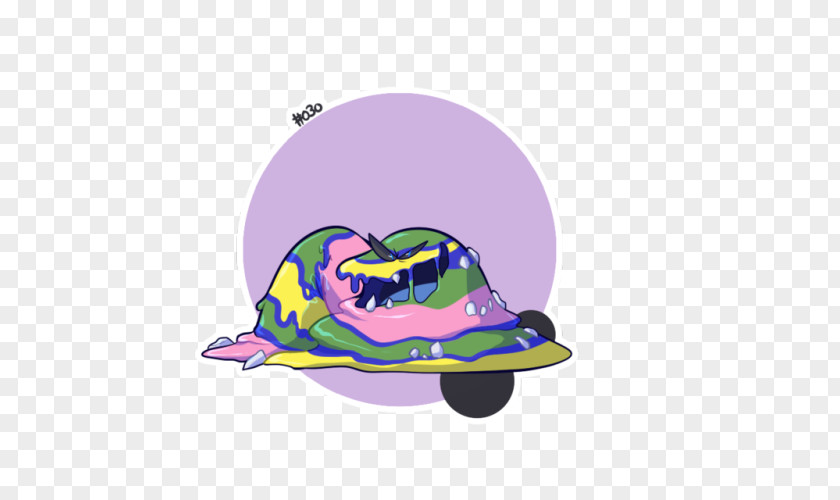 Grimer Pokémon Hat PNG