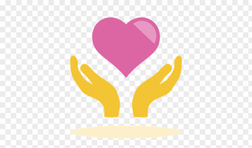 Heart Gesture Hand Logo PNG