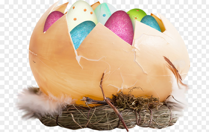 Holiday Easter Egg Background PNG