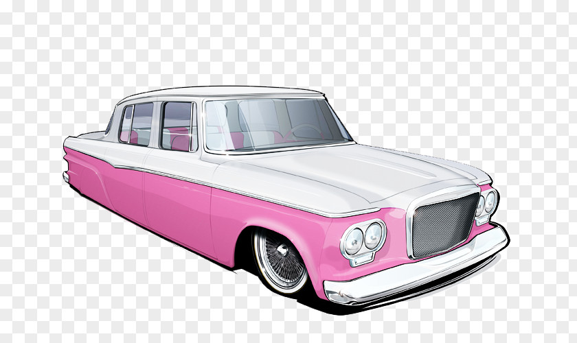 Pink Car Automotive Design PNG