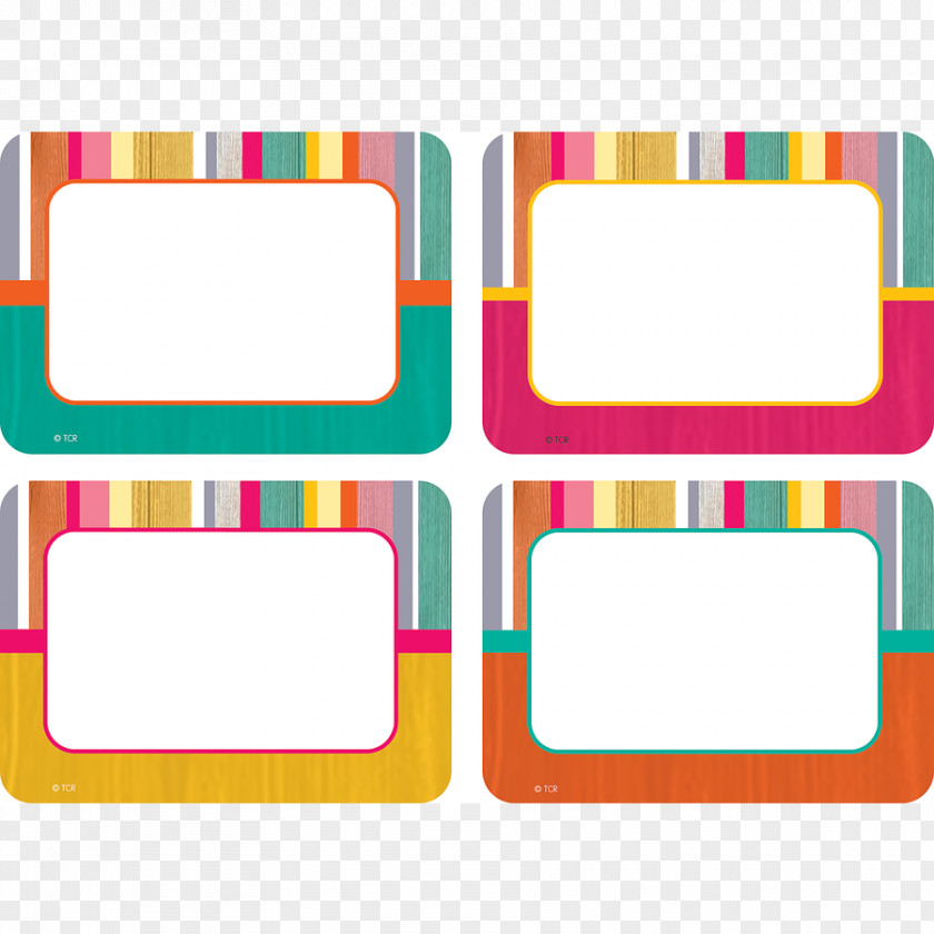 Punch Name Tags/Labels Vector Graphics Image PNG