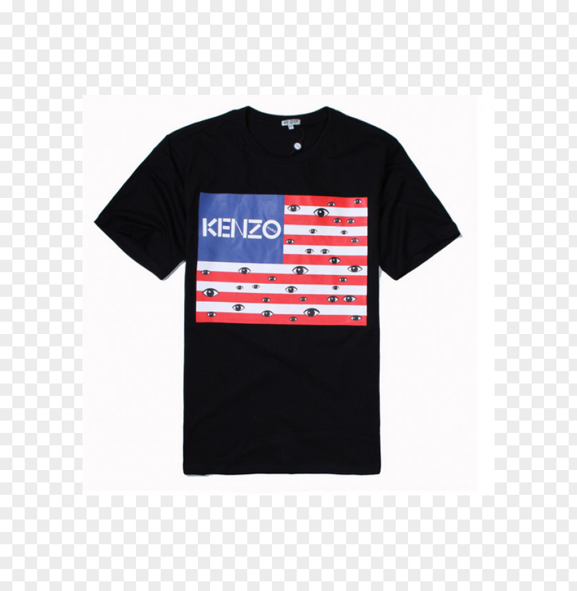 T Shirt Branding T-shirt Kenzo Top Crew Neck PNG