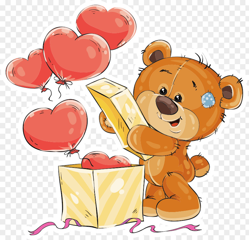 Valentines Day Teddy Bear PNG