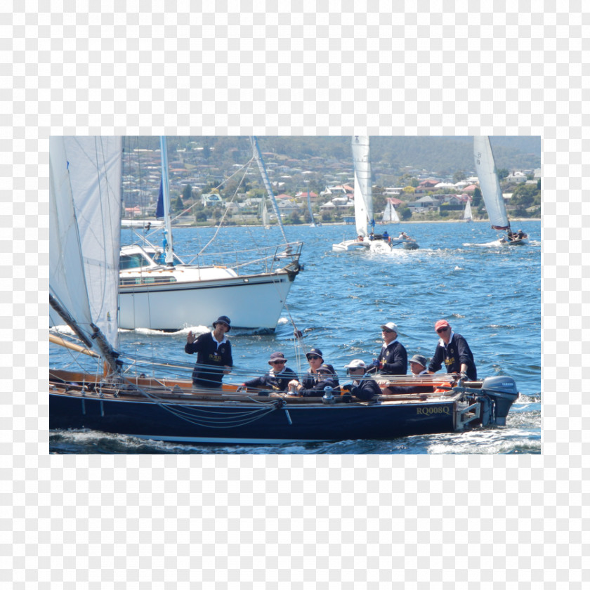 Wooden Boat Sailing 08854 Yawl Sloop PNG