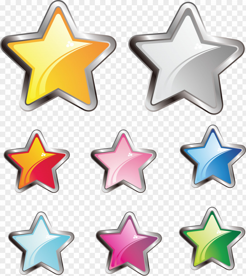 5 Star Clip Art PNG