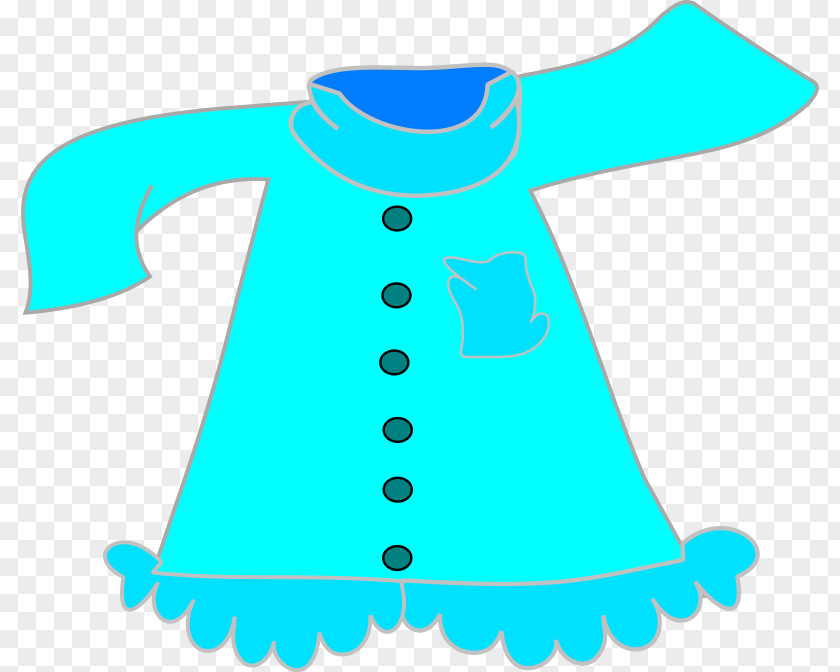 Blue Dress T-shirt Blouse Clothing Clip Art PNG