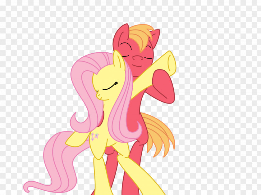 Couples Fluttershy McDonald's Big Mac McIntosh Pony PNG