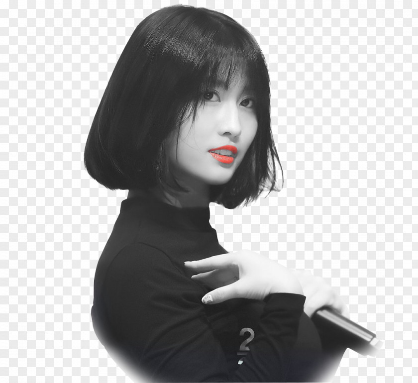 Hair MOMO Twice Black PNG