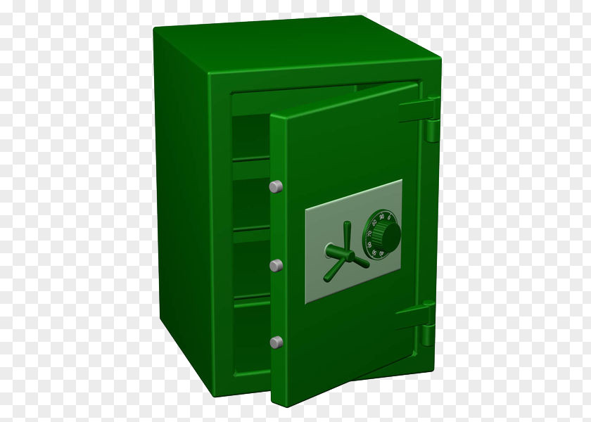 Open The Green Safe Deposit Box PNG