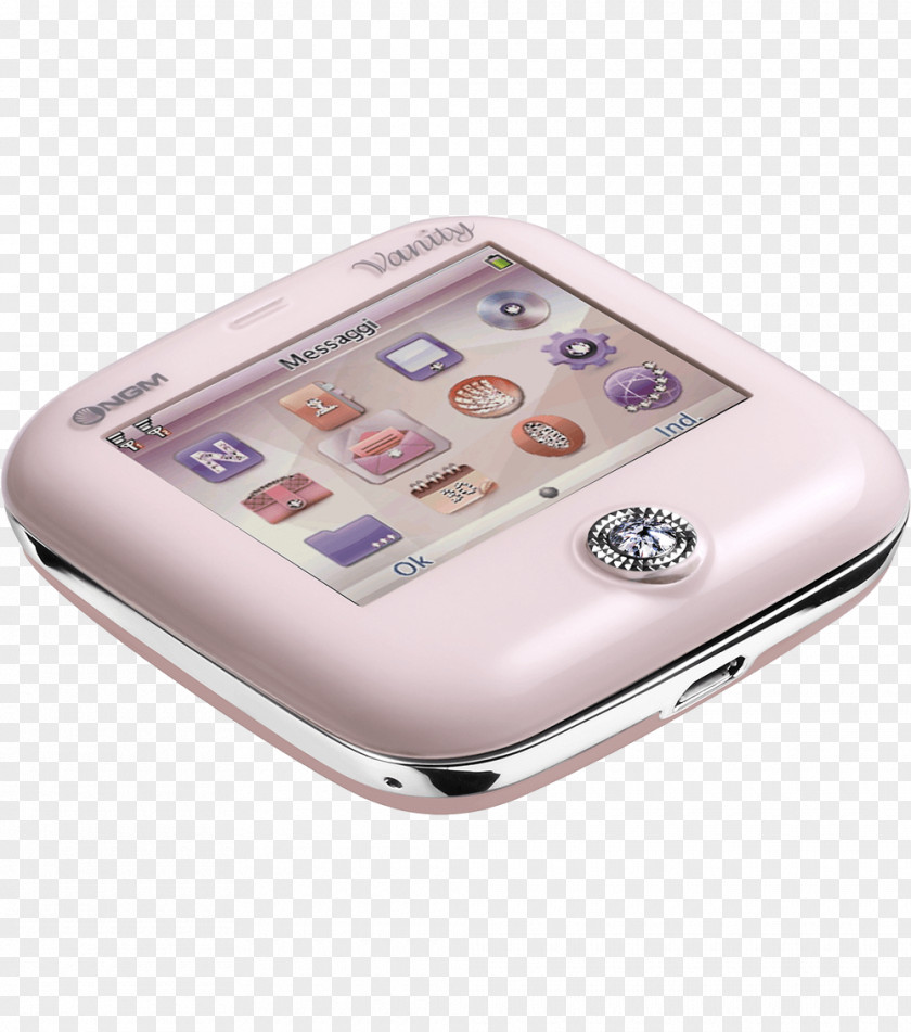 Pink Telephone Mobile Phones New Generation NGM Vanity Evo Dual SIM PNG