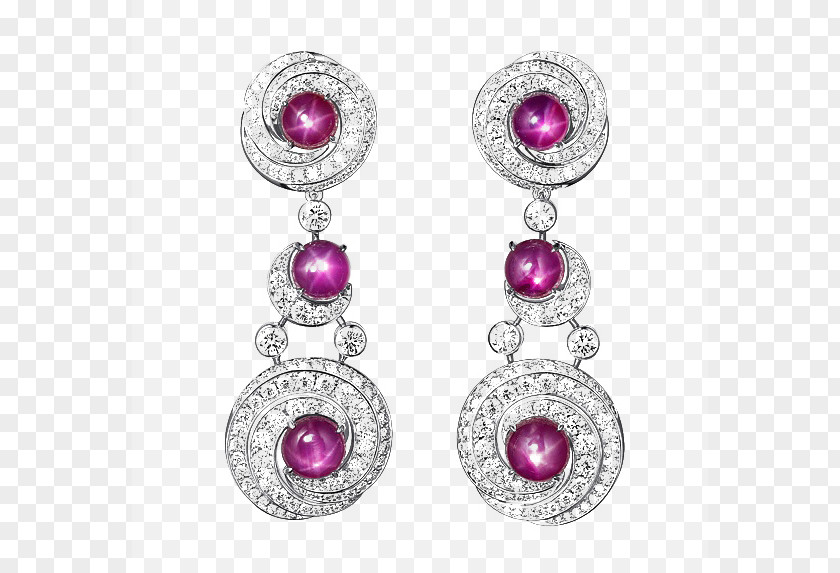 Ruby Earrings Ring Earring Gemstone Jewellery PNG