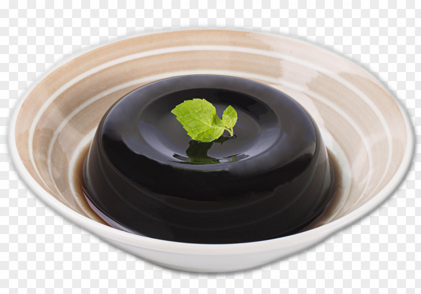 Taiwan Grass Jelly Bowl Dish Recipe Tableware PNG