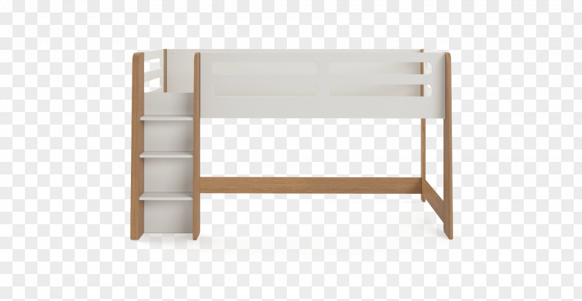 Wooden Desk Shelf Child Bed Table Furniture PNG