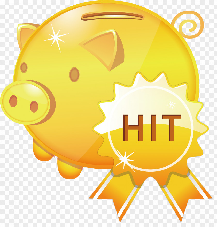 Copper Pig Medal Silver Illustration PNG