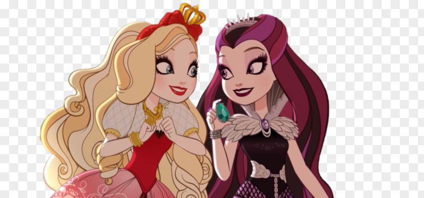 Ever After High Raven Queen Brown Hair Illustration Doll Animated Cartoon Character PNG