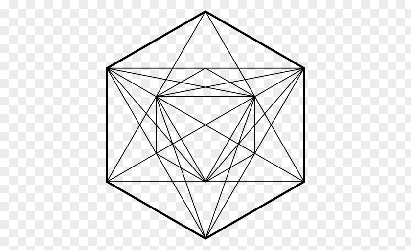 Geometric Pattern Metatron Cube Sacred Geometry Overlapping Circles Grid Symbol PNG