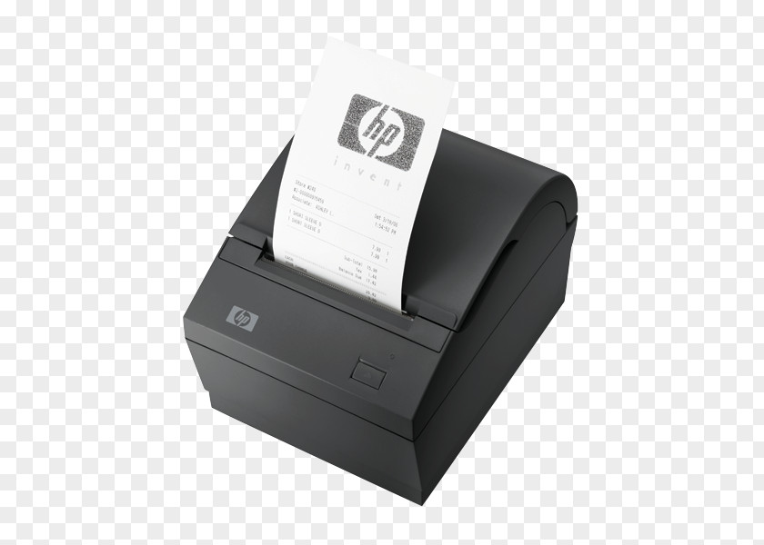 Hewlett-packard Hewlett-Packard HP Single Station Thermal Receipt Printer Point Of Sale Printing PNG