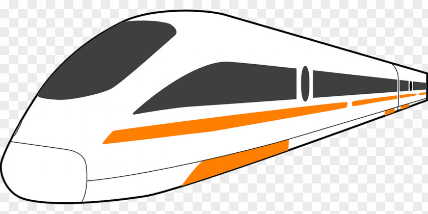 High Speed ​​rail Train Rail Transport Maglev Intercity-Express Clip Art PNG