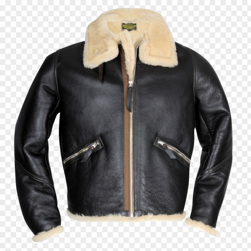 Jacket Leather Seal Brown Fur Overcoat PNG