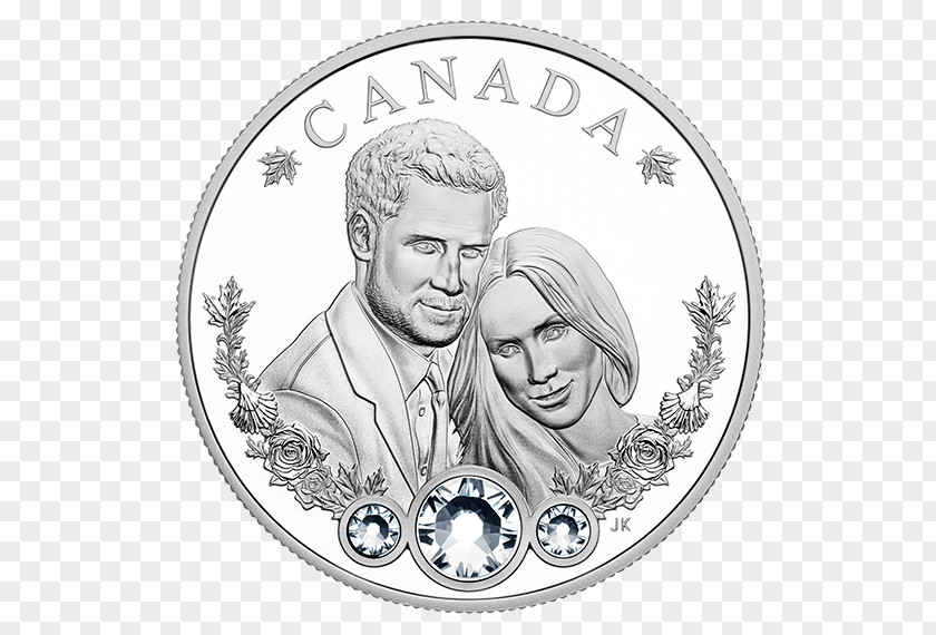 Meghan Markle Wedding Of Prince Harry And Canada Coin PNG