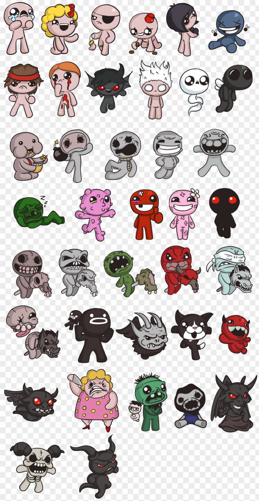 Rebirth The Binding Of Isaac: Afterbirth Plus Fan Art Character Drawing PNG