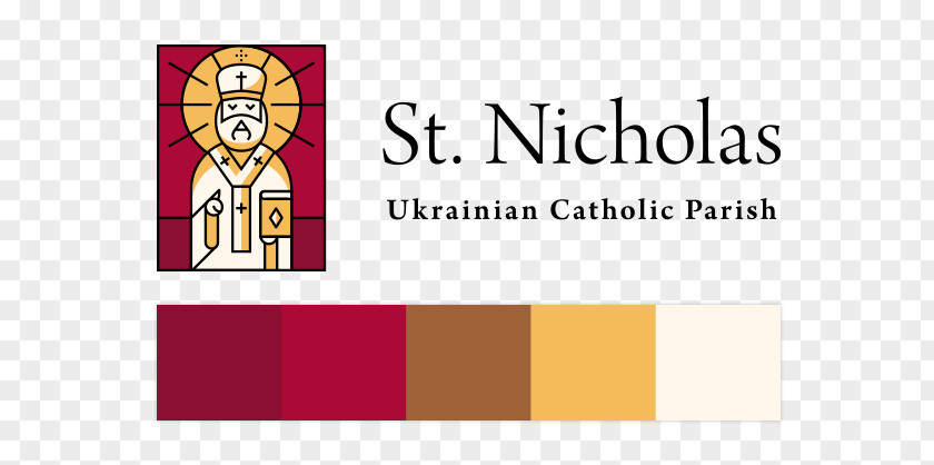 Saint Nicholas Logo Paper Brand Font PNG