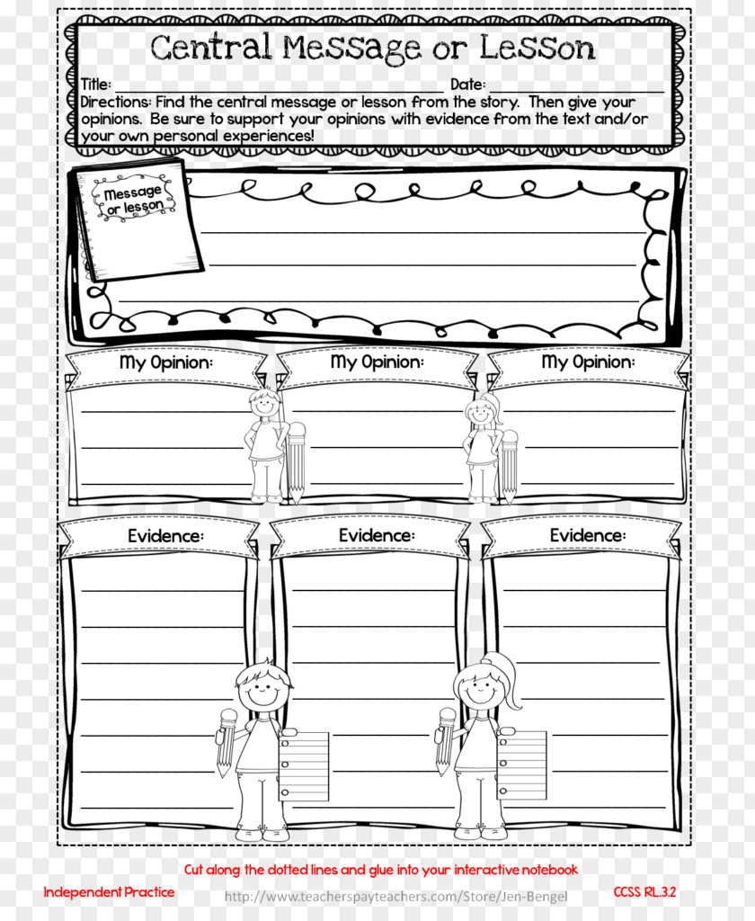 Student Graphic Organizer Lesson Plan Third Grade Paper PNG