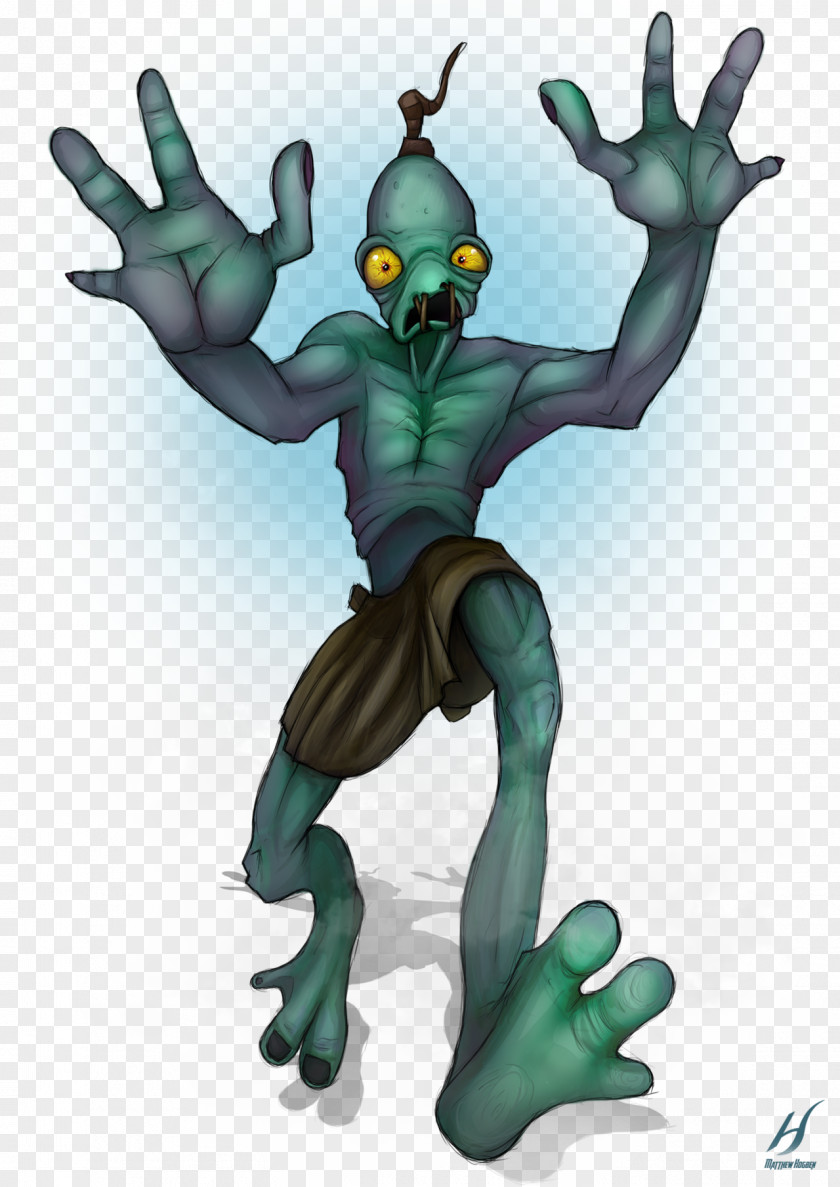 Oddworld: Abe's Oddysee DeviantArt Drawing PNG