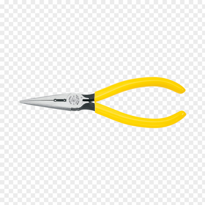 Pliers Needle-nose Klein Tools D302-6 Curved Long-Nose PNG