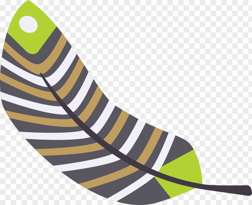 Shoe Yellow Pattern Line Meter PNG