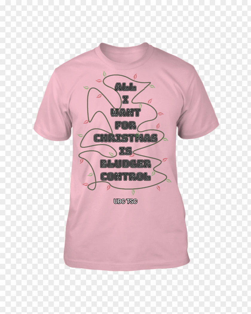 T-shirt Pink M Sleeve Neck PNG