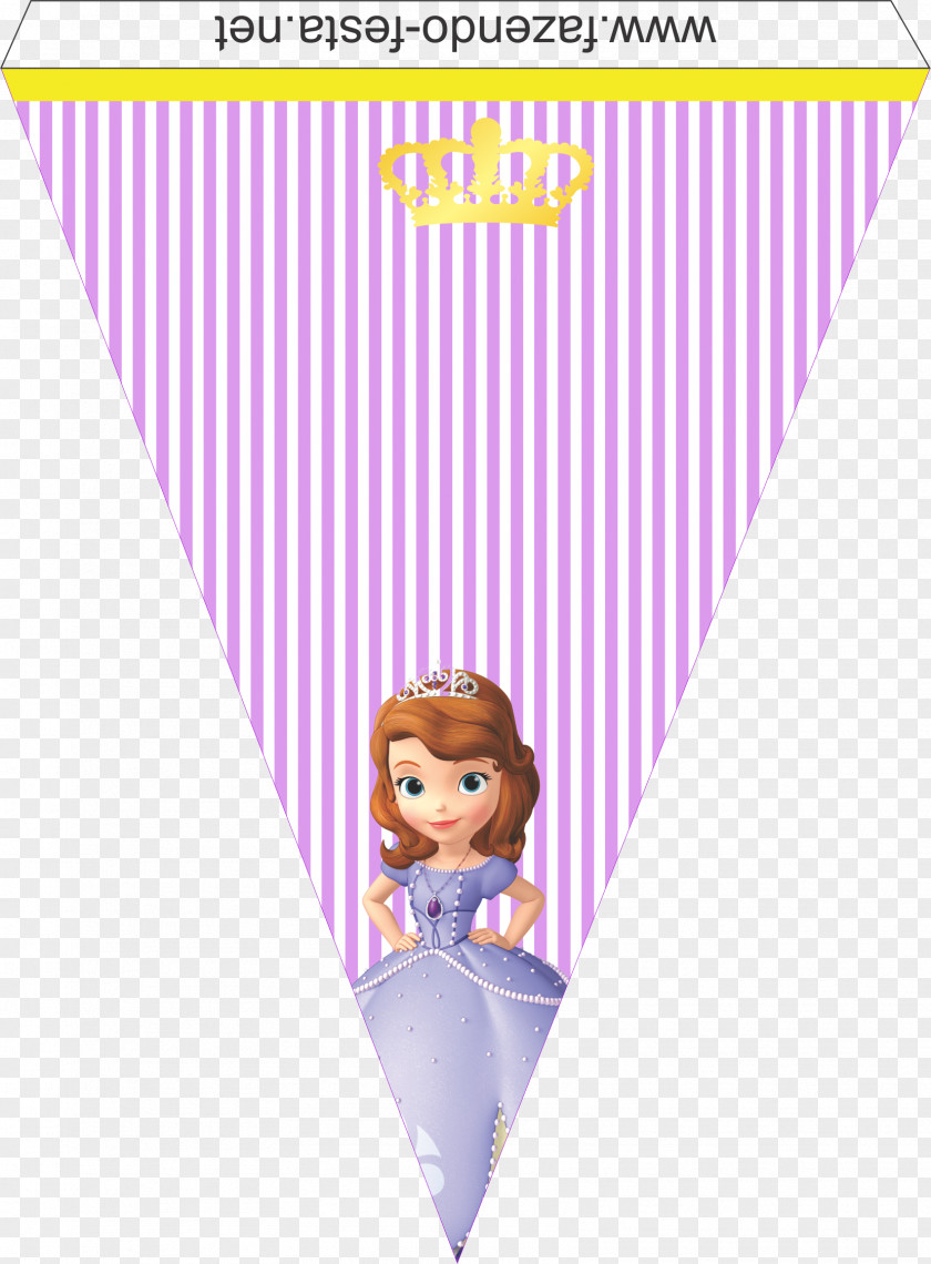 Birthday Party Cupcake Bunting Disney Princess PNG