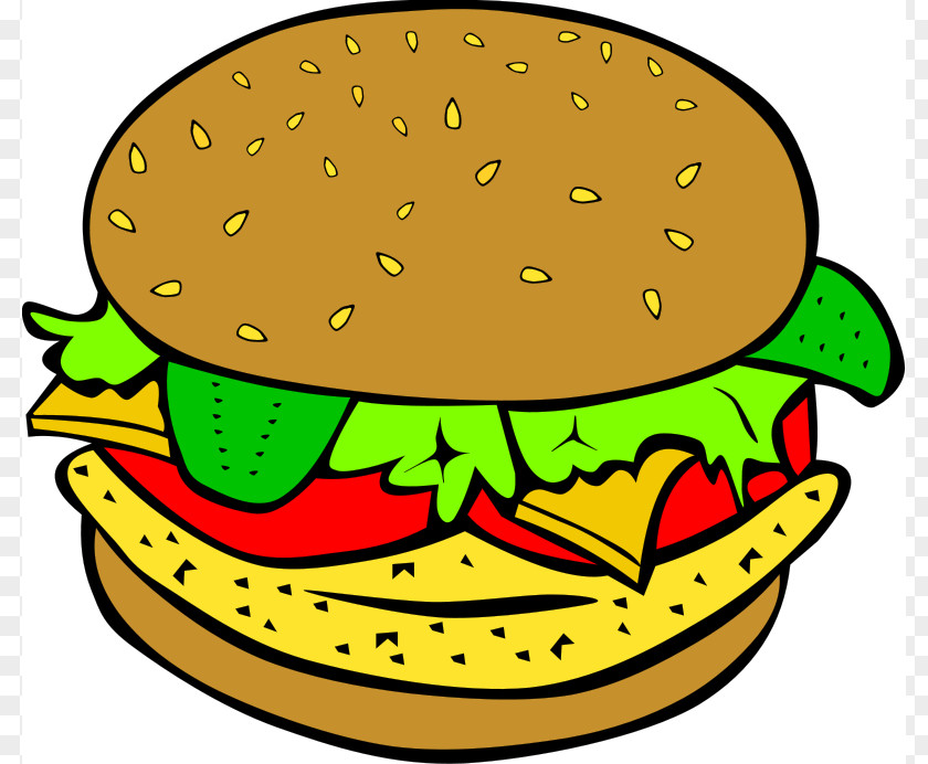 Food Pictures For Kids Hamburger Cheeseburger Chicken Sandwich Veggie Burger Clip Art PNG