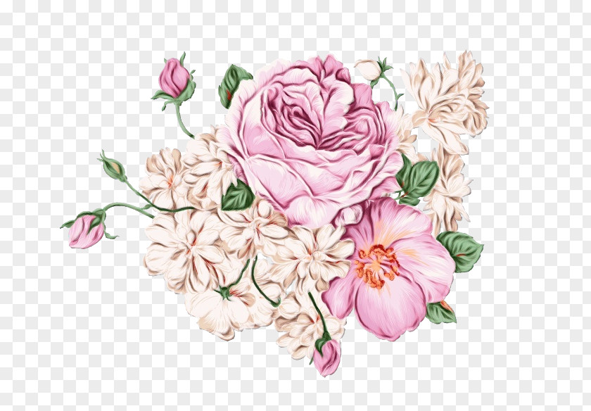 Garden Roses Sticker Wall Decal Peony Flower PNG