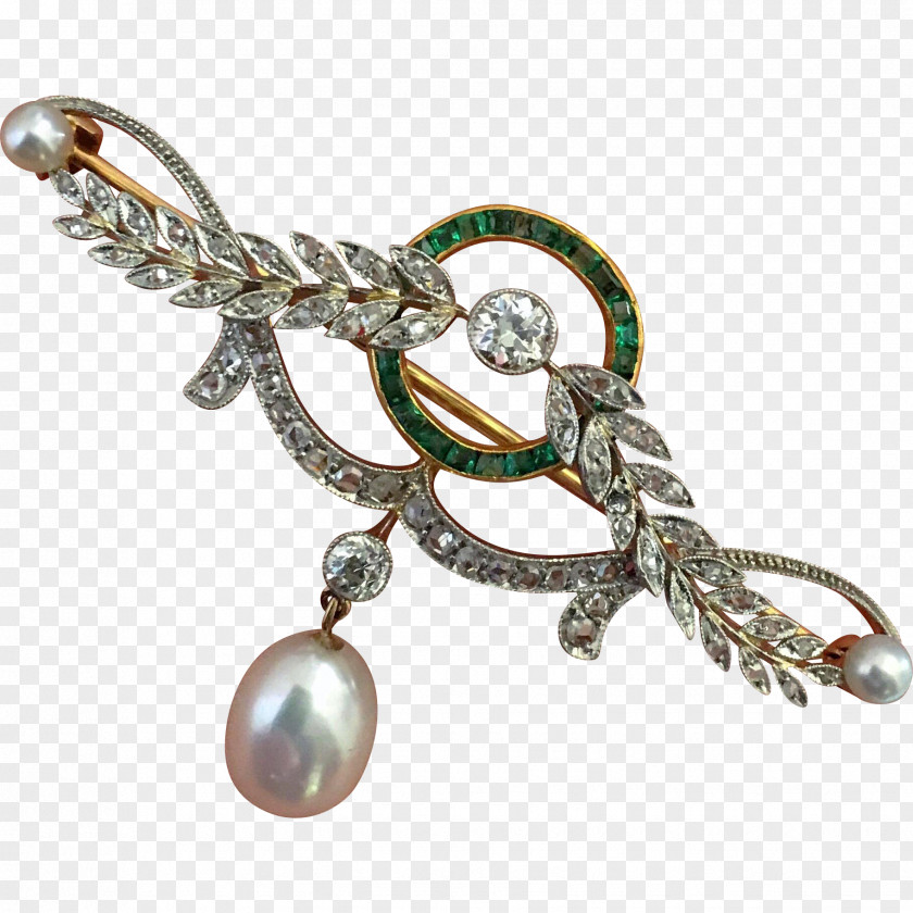 Gemstone Edwardian Era Brooch Gold Jewellery PNG