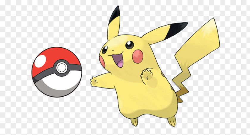 Pikachu Pokémon Sun And Moon Red Blue FireRed LeafGreen Yellow PNG