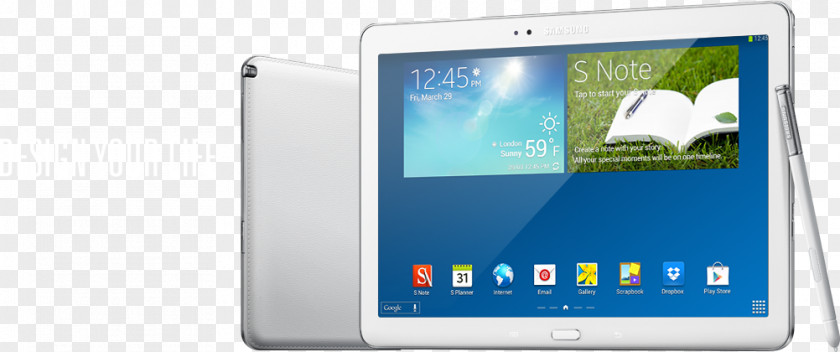 Samsung Galaxy Note 101 10.1 Series Android Computer PNG