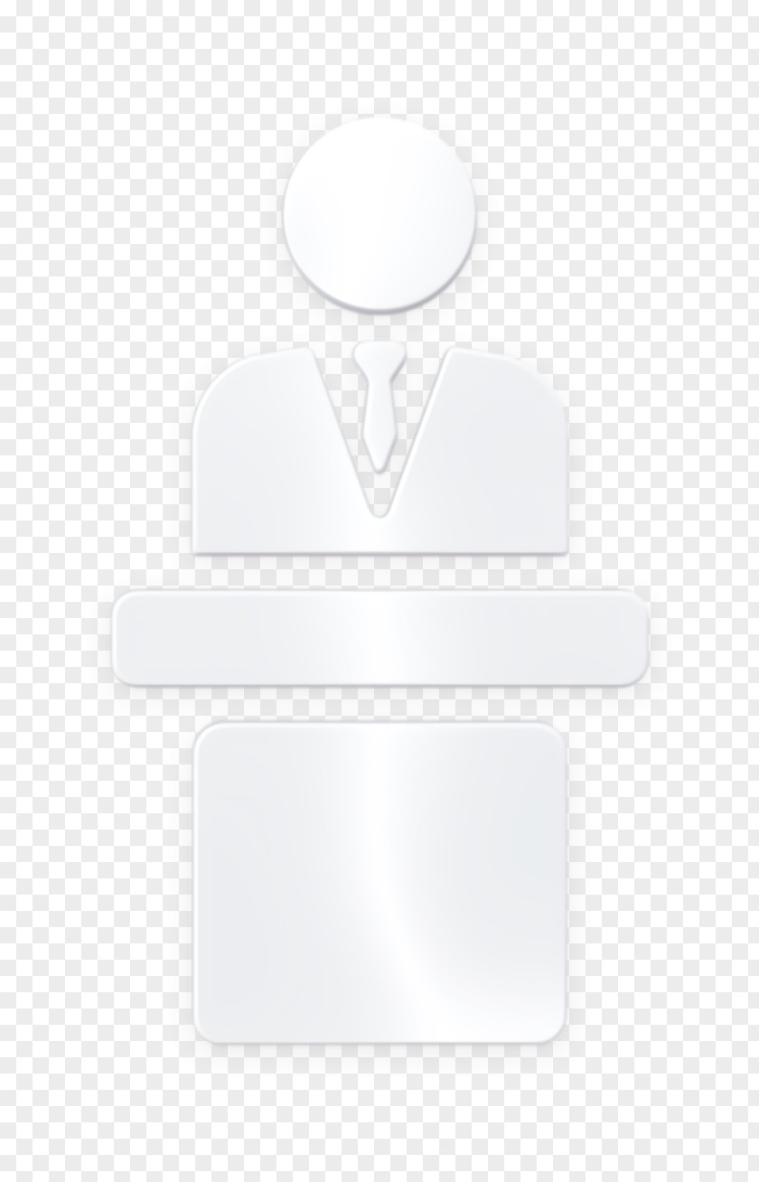 Symbol Blackandwhite Speech Icon Filled Management Elements PNG