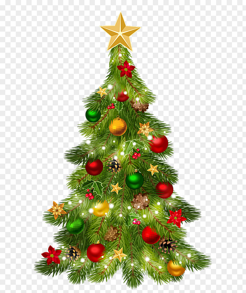 Christmas Tree New Year Clip Art PNG