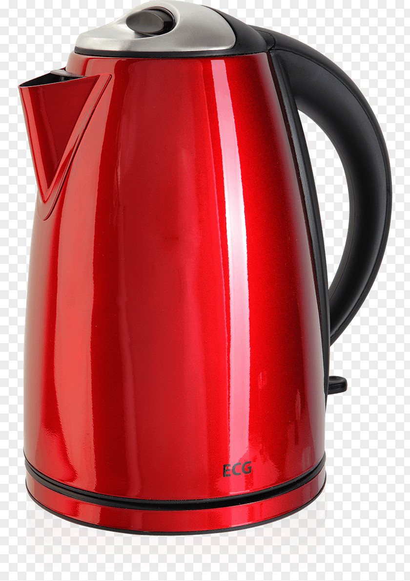 Kettle Electric Water Boiler Kitchen Red PNG