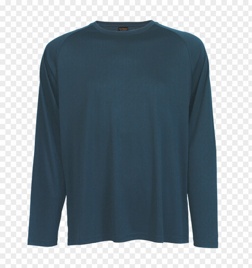 T-shirt Long-sleeved Electric Blue PNG