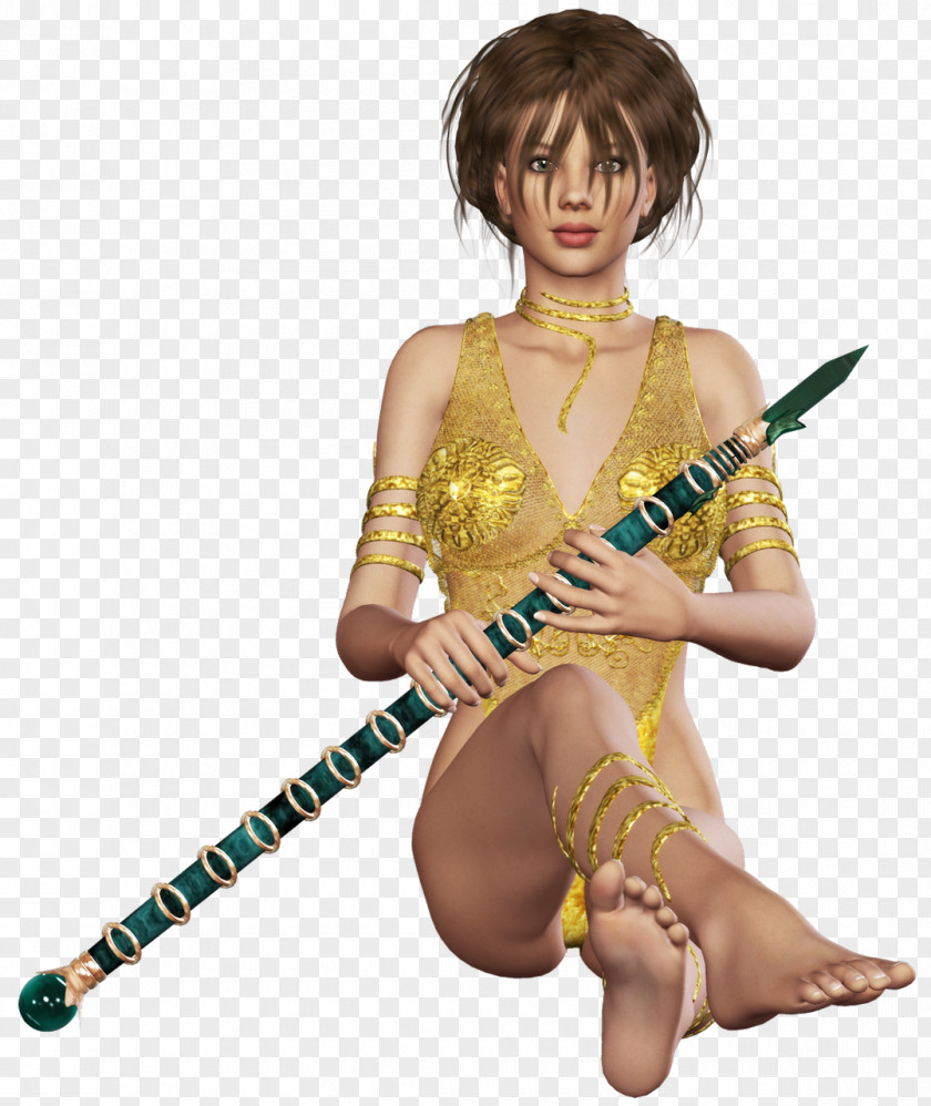 Warrior Woman PNG