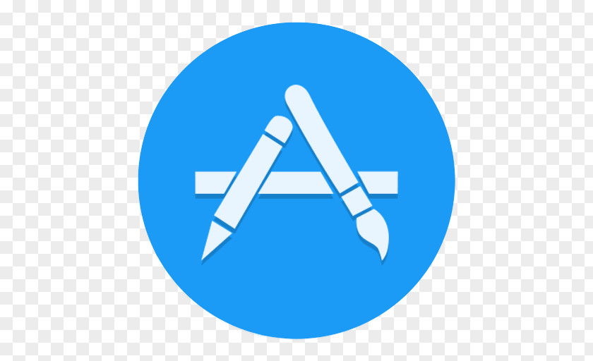 AppStore Blue Angle Area Brand PNG