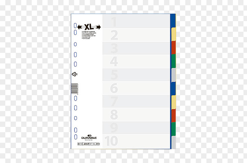 Durable Standard Paper Size Processor Register Ring Binder Esselte Leitz GmbH & Co KG PNG