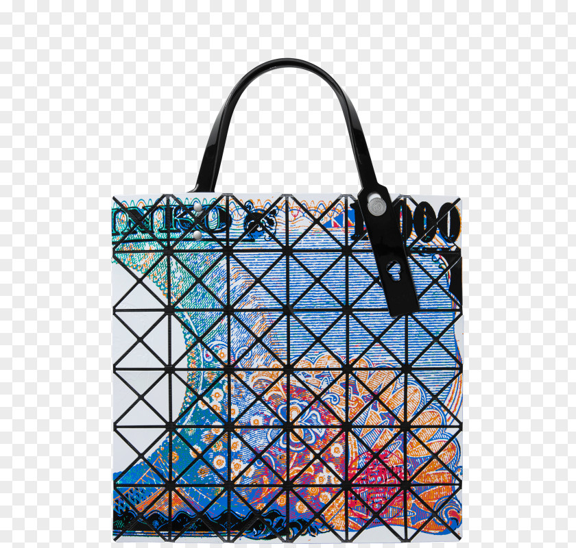 Neon Triangle Handbag ISSEY MIYAKE INC. Tote Bag Paper Designer PNG
